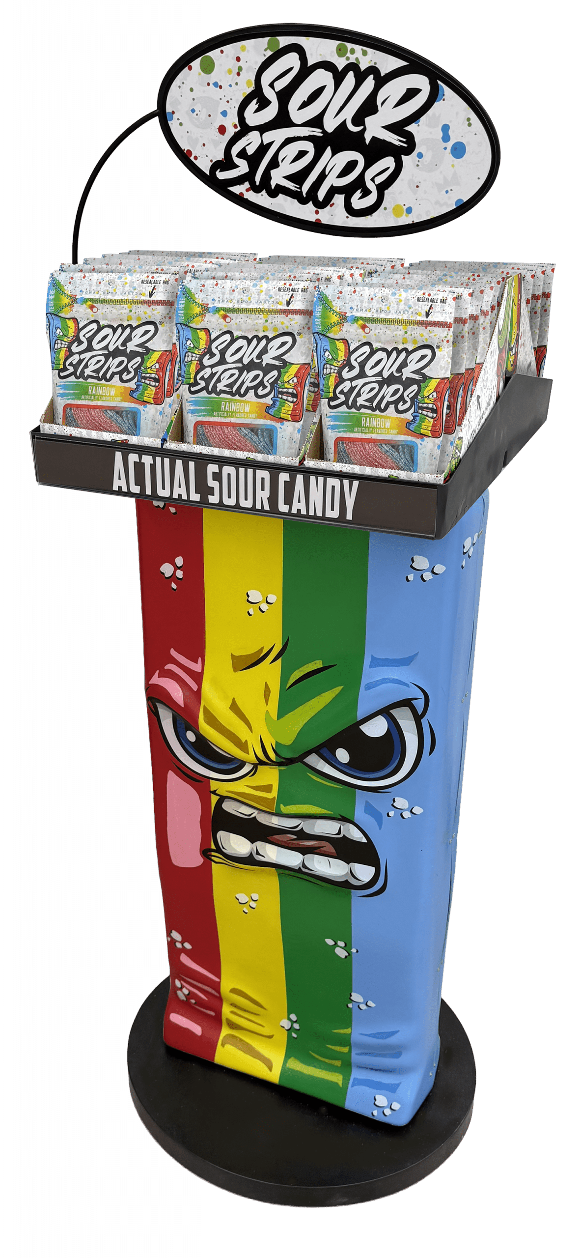 Sour Strips Character Floorstand