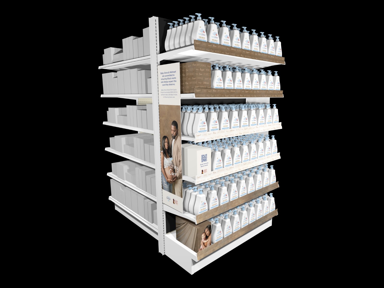 Personal care endcap display unit