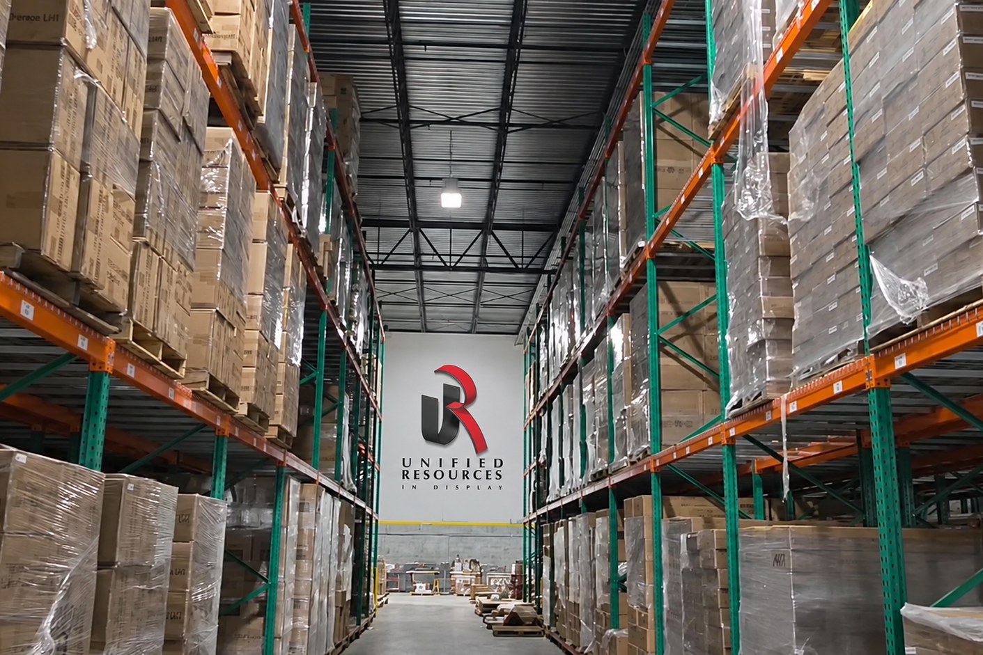 Unified Resources in Display warehouse and distribution centre